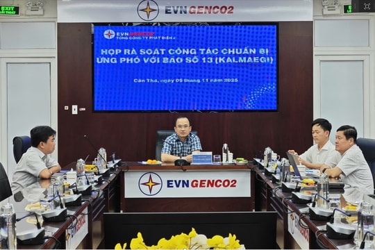 EVNGENCO2 chủ động ứng phó bão số 13 (Kalmaegi), chung tay bảo vệ người dân miền Trung