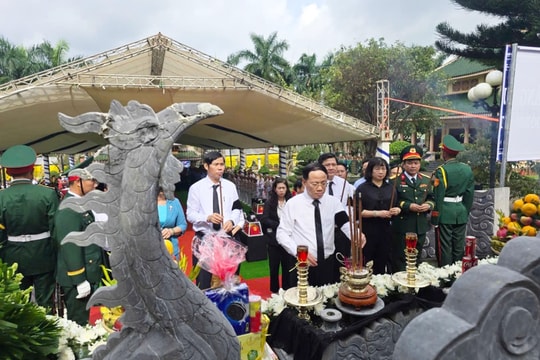 Gia Lai truy điệu, an táng 18 liệt sĩ hy sinh tại xã Ia Boòng