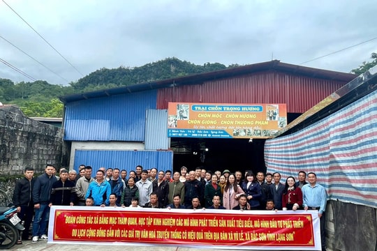 Bằng Mạc: Tổ chức tham quan, học tập kinh nghiệm cho cán bộ làm công tác dân tộc và Người có uy tín