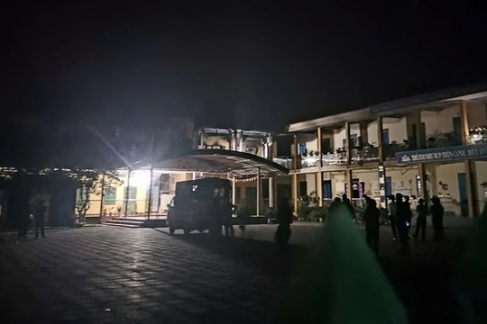 Cháy trường mầm non ở xã Thác Bà, nghi có nạn nhân tử vong