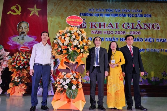 Trường Dự bị Đại học Dân tộc Sầm Sơn khai giảng năm học 2025 – 2026