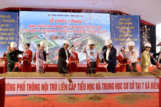 Xây dựng trường phổ thông nội trú liên cấp - Ươm mầm tương lai vùng biên cương Gia Lai
