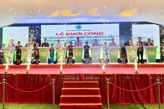 Đà Nẵng khởi công đồng loạt 5 trường phổ thông nội trú tại các xã biên giới