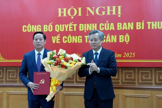 Phó Bí thư tỉnh Điện Biên được điều động, chỉ định giữ chức Phó Bí thư tỉnh Lai Châu