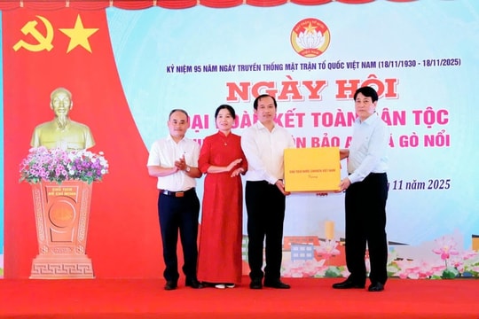 Chủ tịch nước Lương Cường dự Ngày hội Đại đoàn kết toàn dân tại thôn Bảo An