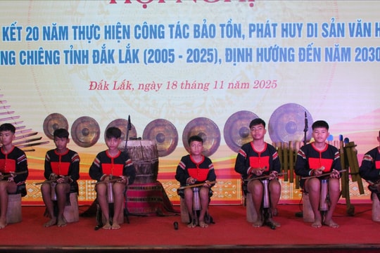 Nhìn lại hành trình 20 năm bảo tồn, phát huy di sản văn hóa cồng chiêng