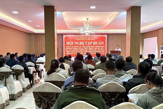 Gia Lai: Nâng cao năng lực cho cộng đồng, cán bộ triển khai Chương trình MTQG 1719