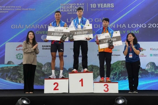 Kỷ lục mới tại Marathon Di sản Hạ Long 2025