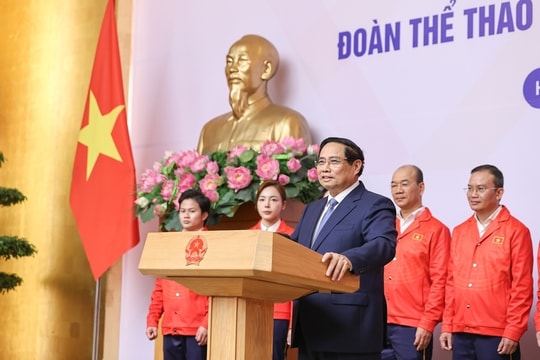 Thủ tướng: Đoàn Việt Nam dự SEA Games 33 với tinh thần thể thao cao thượng và niềm tự hào dân tộc