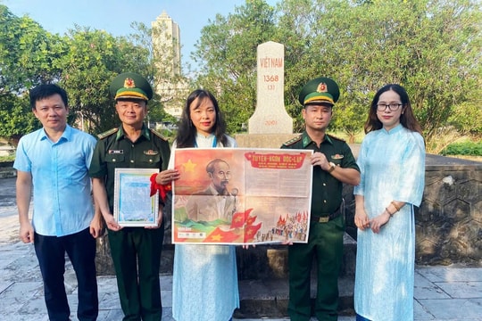 "Tiết học biên cương": Điểm hẹn bồi đắp tình yêu quê hương, đất nước