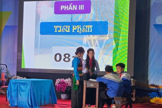 Tổ chức hội thi tìm hiểu pháp luật ở Trường PTDT Nội trú THCS Cẩm Thủy