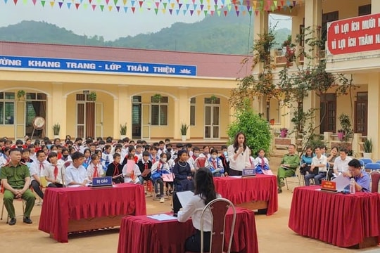 Cao Bằng: Trường học là “tuyến đầu” phòng, chống tảo hôn