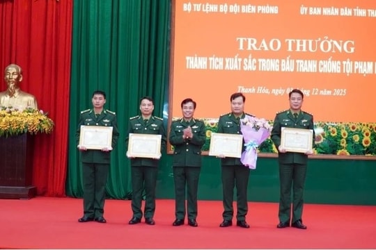 Biểu dương BĐBP Thanh Hóa lập chiến công lớn trong đấu tranh phòng chống tội phạm ma túy