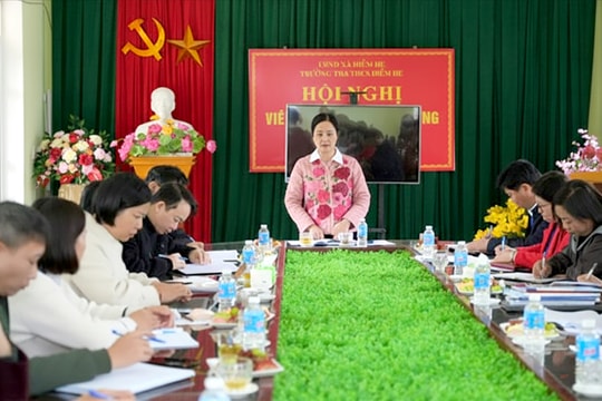 Sở Giáo dục và Đào tạo tỉnh Lạng Sơn “đi thực tế” kiểm tra dạy học trung học tại hai xã Văn Quan và Điềm He