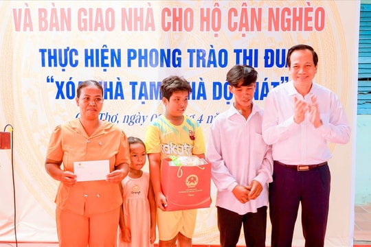 Chương trình MTQG 1719 tạo bước đột phá trong xóa nhà dột nát vùng đồng bào DTTS ở Cần Thơ