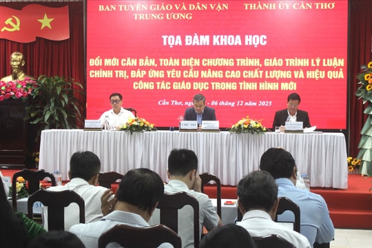 Bàn giải pháp đổi mới căn bản, toàn diện việc giảng dạy lý luận chính trị trong giáo dục