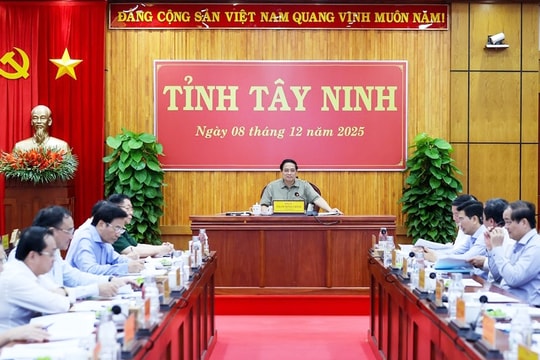 Thủ tướng: Phát huy lợi thế hiếm có, đưa Tây Ninh phát triển tăng tốc, bứt phá, bền vững