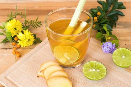 Nước chanh gừng ấm: Một lựa chọn đồ uống tốt cho mùa Đông