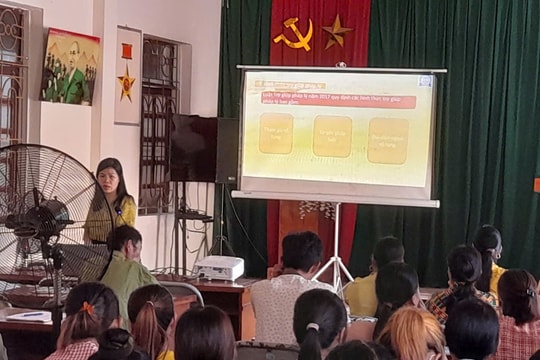 Nhân Lý (Lạng Sơn): Đa dạng hóa công tác phổ biến, giáo dục pháp luật cho đồng bào DTTS