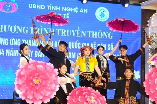 Sắc màu văn hóa lan tỏa thông điệp dân số tại Nghệ An