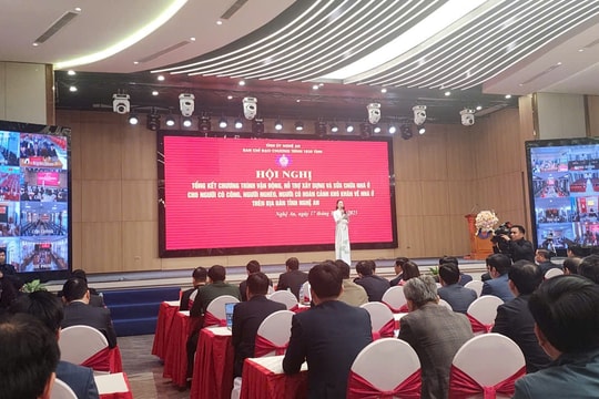 Nghệ An hoàn thành xóa hơn 20.800 nhà tạm, nhà dột nát trước hạn