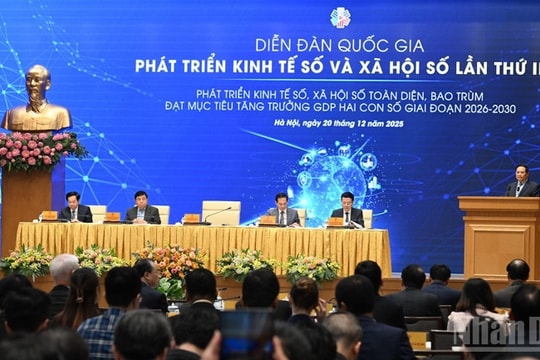 Phát triển kinh tế số, xã hội số toàn diện, bao trùm, đạt mục tiêu tăng trưởng GDP hai con số