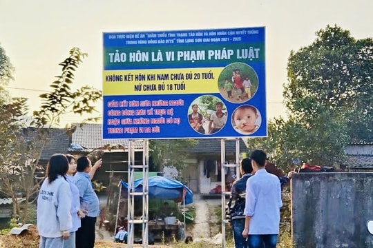 Hiệu quả tuyên truyền phòng, chống tảo hôn ở xã Thiện Thuật