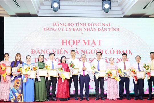 Đồng Nai: Họp mặt đảng viên là người có đạo, người DTTS tiêu biểu năm 2025