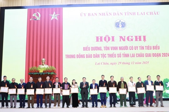 Lai Châu: Hàng trăm Người có uy tín được biểu dương, tôn vinh
