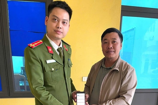 Công an xã Phát Diệm giúp dân nhận lại 700 triệu đồng