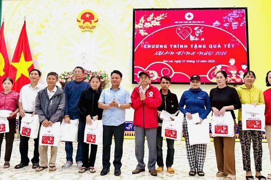 Lan tỏa yêu thương “Tết nhân ái” ở Gia Lai