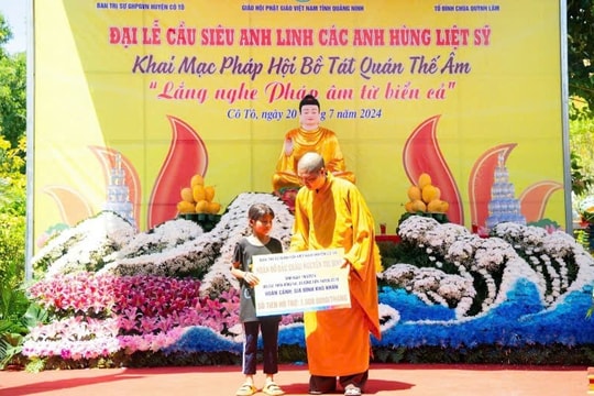 Đại đức Thích Khai Từ gieo mầm Phật pháp nơi đầu sóng