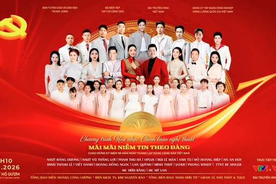 Hòa nhạc đặc biệt chào mừng Đại hội lần thứ XIV của Đảng