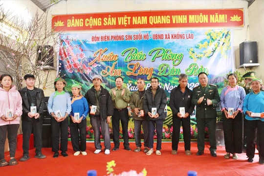 Lai Châu tổ chức Chương trình “Xuân Biên phòng ấm lòng dân bản” tại 11 xã biên giới