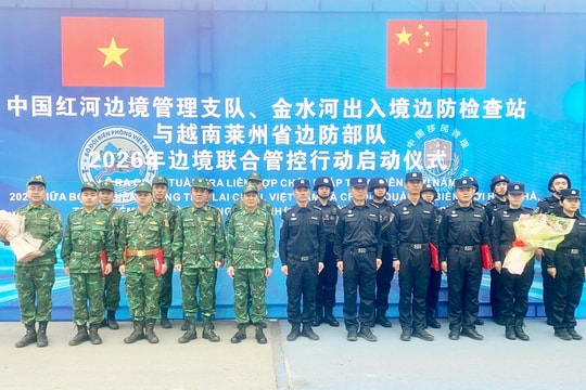 Lai Châu: Khởi động Tuần tra liên hợp chấp pháp trên biên giới năm 2026