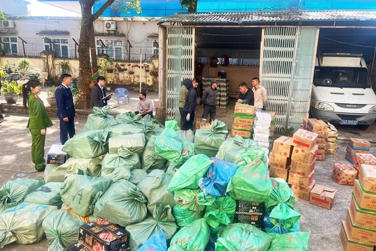 Quảng Ninh phát hiện gần 4 tấn thực phẩm không rõ nguồn gốc