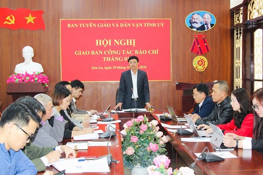 Định hướng tuyên truyền báo chí góp phần triển khai hiệu quả nhiệm vụ chính trị năm 2026 tại Sơn La