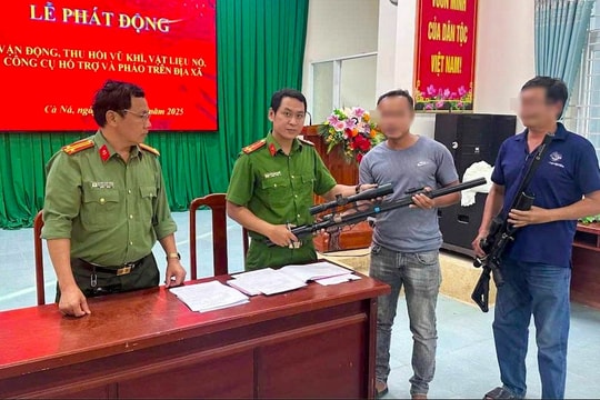 Khánh Hòa: Kêu gọi toàn dân tham gia Cuộc vận động giao nộp vũ khí, vật liệu nổ và pháo