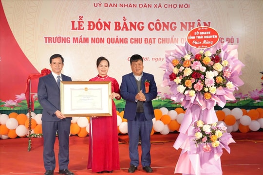 Thái Nguyên: Thêm một trường vùng khó đạt Chuẩn quốc gia mức độ I