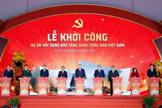 Tổng Bí thư Tô Lâm dự Lễ khởi công xây dựng Bảo tàng Đảng Cộng sản Việt Nam