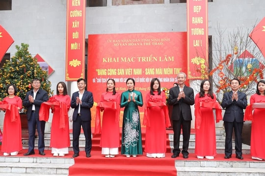 Ninh Bình: Khai mạc Triển lãm chuyên đề mừng Đảng, mừng Xuân Bính Ngọ 2026