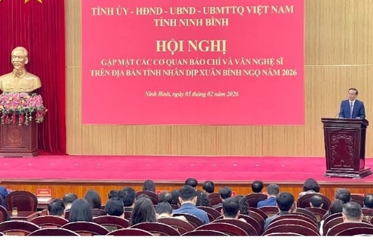 Ninh Bình gặp mặt báo chí, văn nghệ sĩ nhân dịp Xuân Bính Ngọ 2026