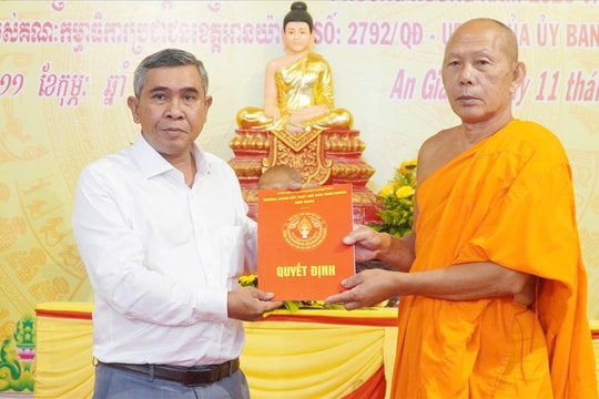 Hội Đoàn kết sư sãi yêu nước tỉnh An Giang đã huy động hơn 13,8 tỷ đồng cho an sinh xã hội