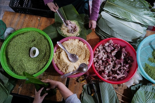 Tinh hoa bánh chưng gù Bản Tùy