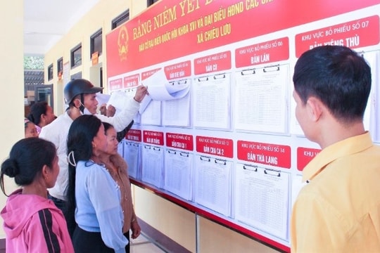 Tỉnh Nghệ An có 55 khu vực bỏ phiếu bầu cử sớm