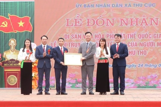 Công nhận Lễ hội Tết Doi của người Mường xã Thu Cúc là Di sản văn hóa phi vật thể quốc gia