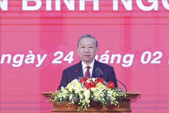 Tổng Bí thư Tô Lâm: TTXVN vươn lên ở tầm cao mới, xứng đáng là mạch máu thông tin tin cậy của đất nước