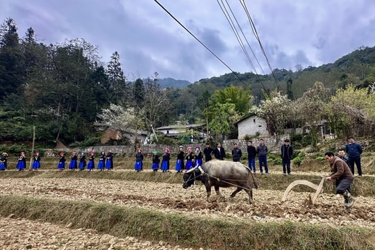 Đầu năm đồng bào Pu Péo làm lễ “Pặt Oong”