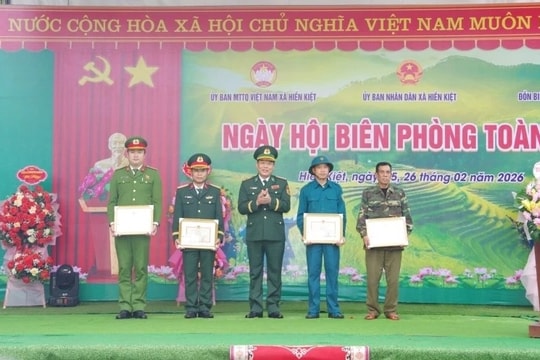 Thanh Hóa: Tổ chức điểm “Ngày hội Biên phòng toàn dân” tại xã vùng cao