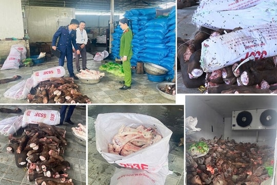 Công an Thanh Hóa phát hiện kho lạnh chứa 6 tấn thực phẩm bẩn